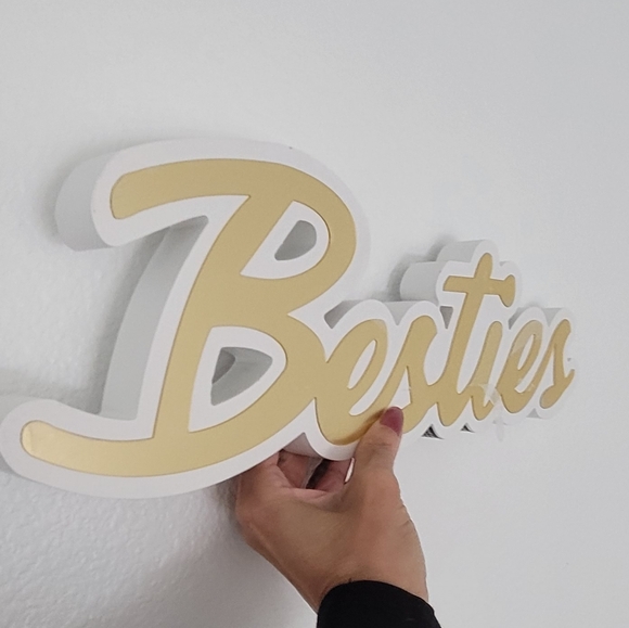 Wall Decor "Bestie " - Picture 2 of 8